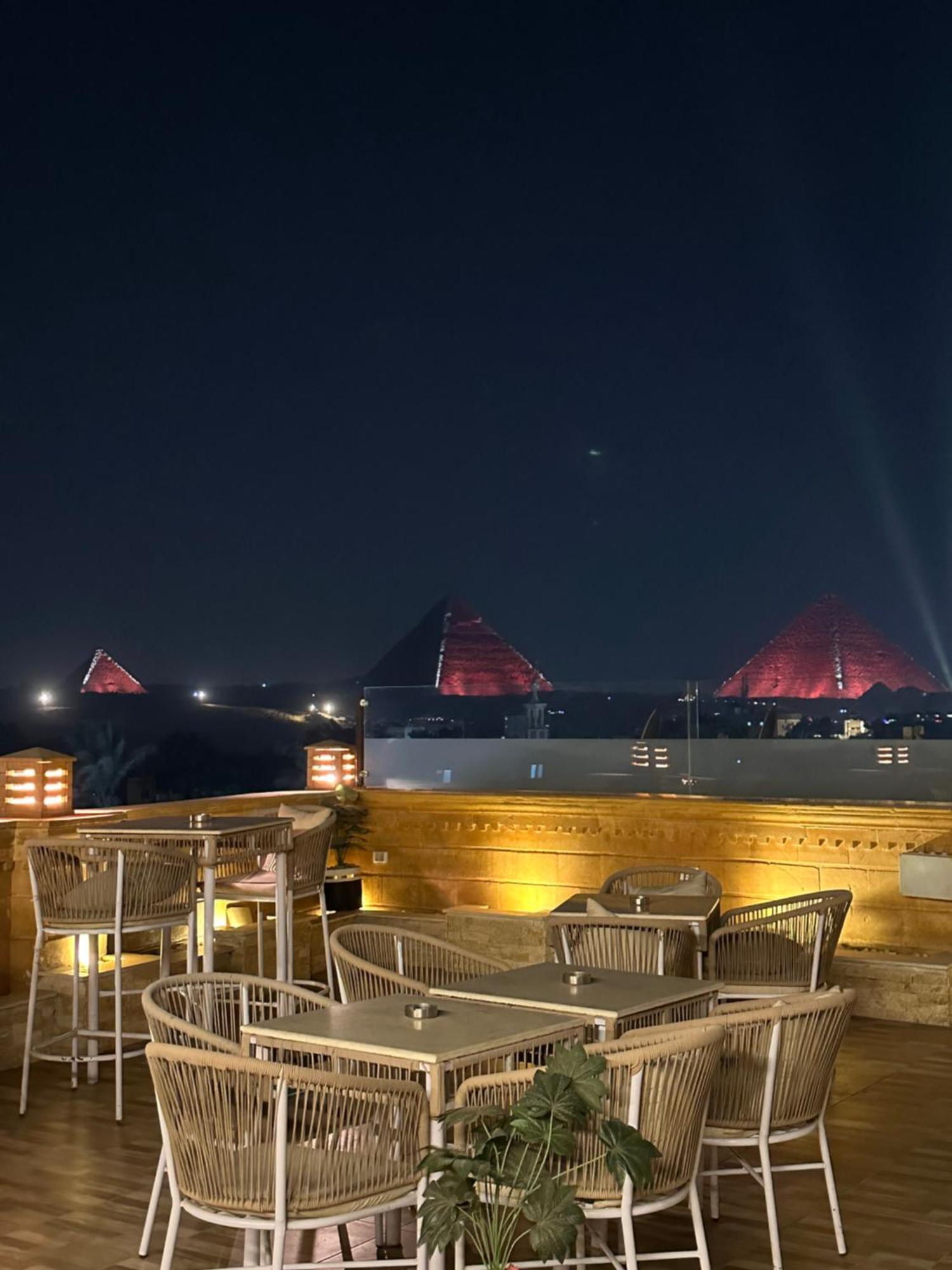 Taj Pyramids View Inn Kafret el-Gabal Exterior photo