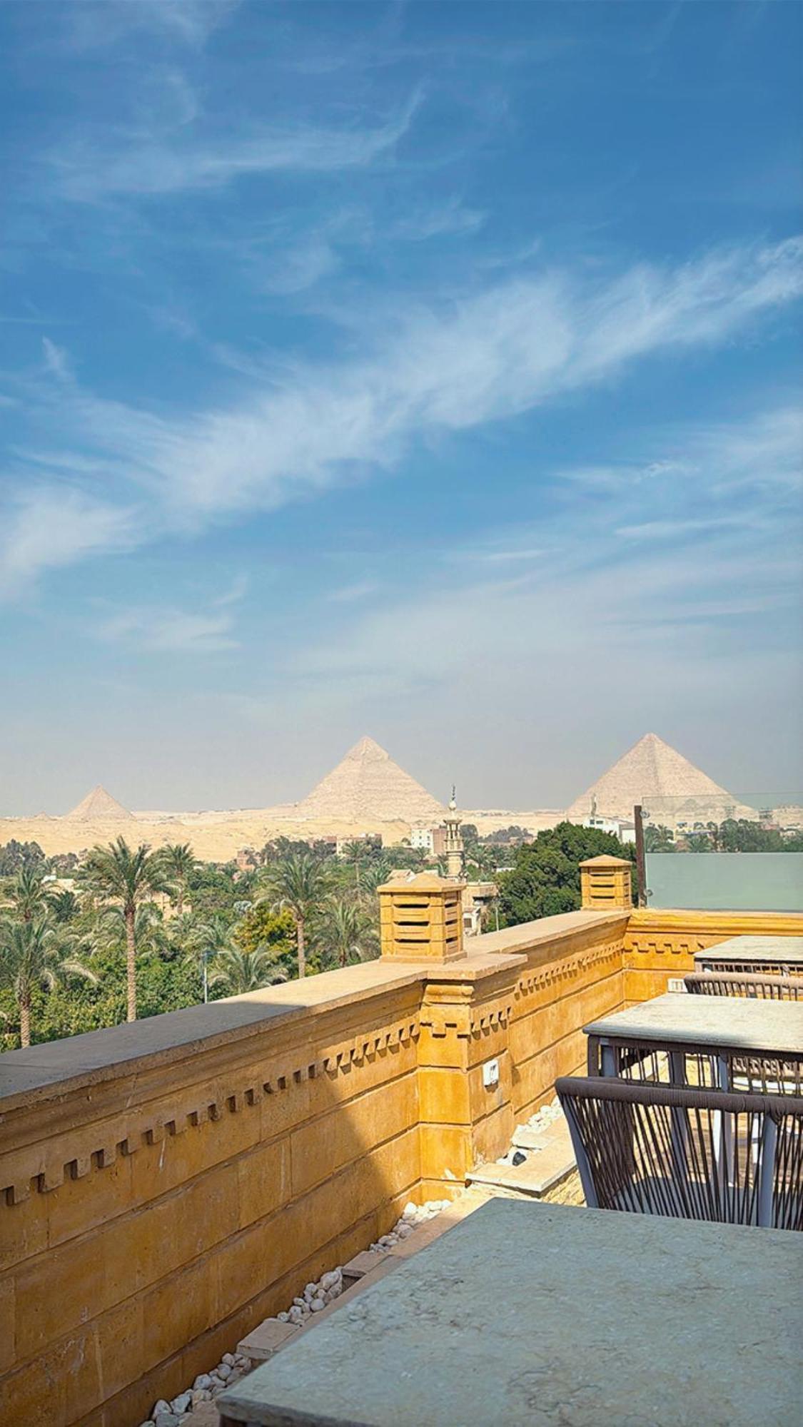 Taj Pyramids View Inn Kafret el-Gabal Exterior photo