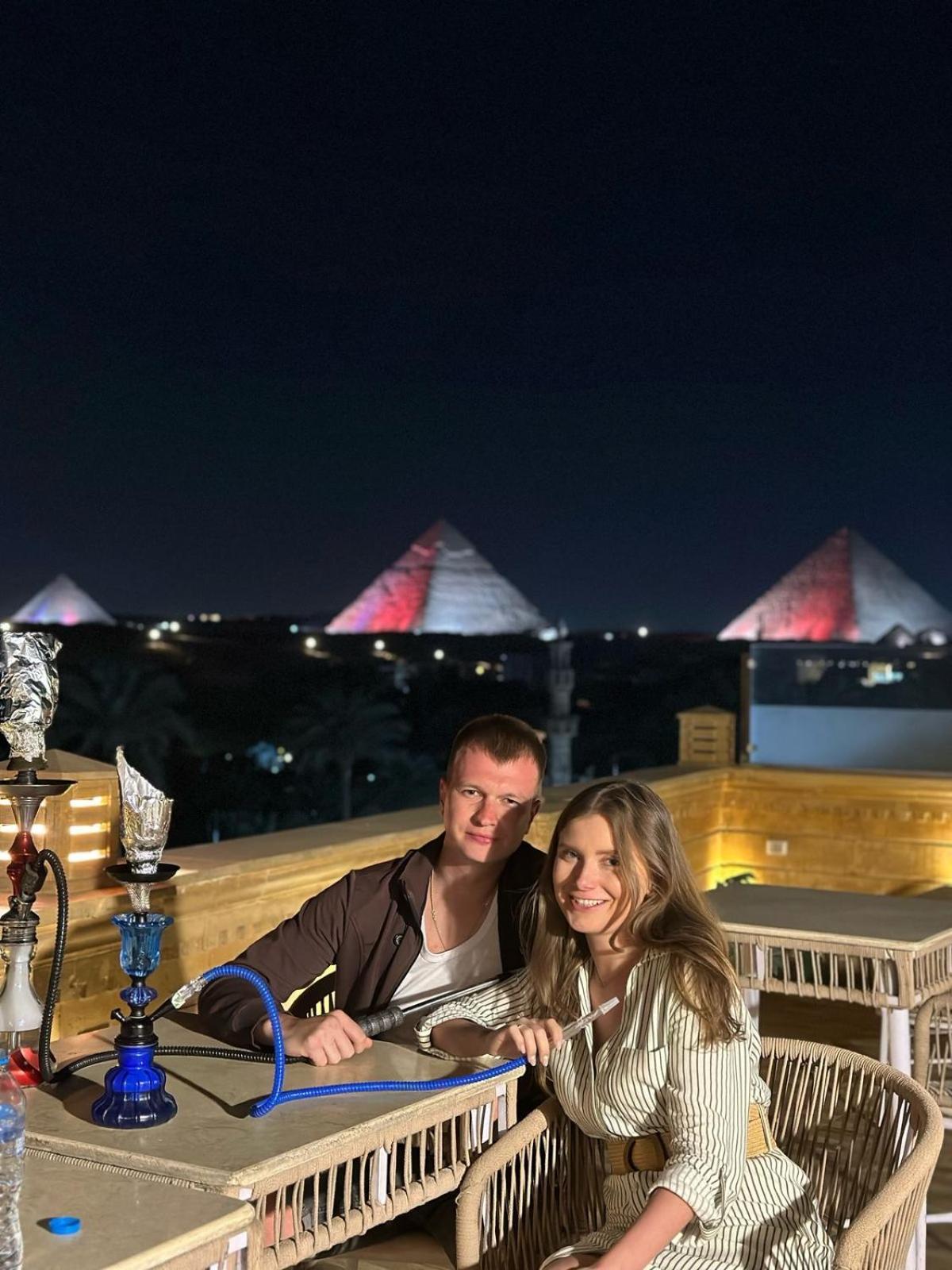 Taj Pyramids View Inn Kafret el-Gabal Exterior photo
